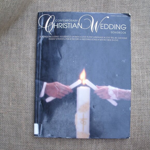 Contemporary Christian Wedding Songbook piano vocal guitar - Picture 1 of 13